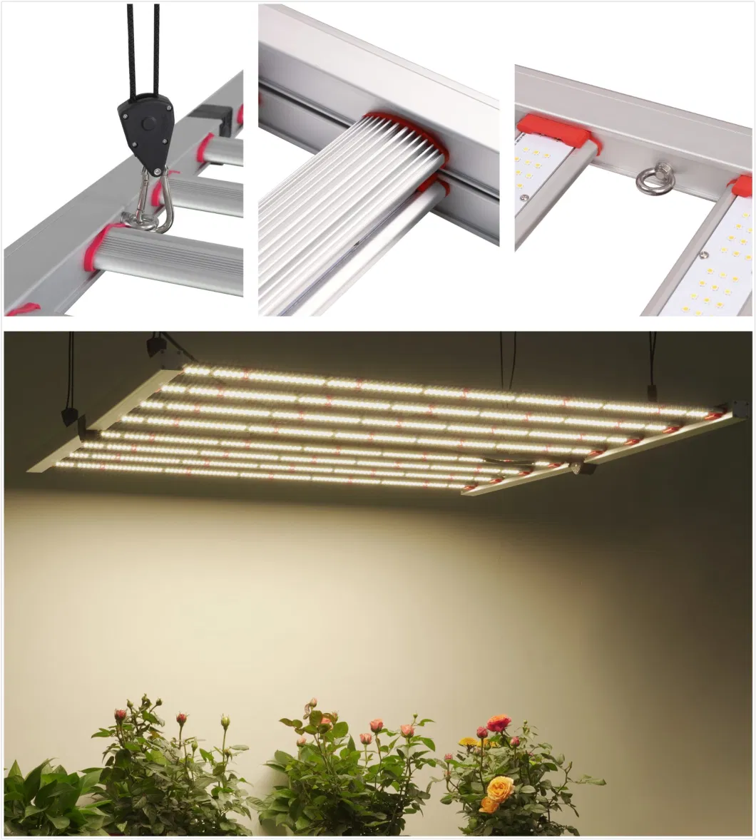 300W 480W 650W Folding LED Grow Light Full Spectrum High PPE LED Plant Light