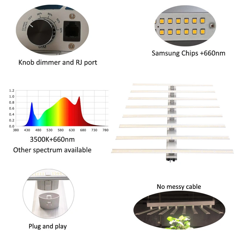 480W Foldable Optic Sulight LED Grow Light for Growing Indoor Plants Foldable Sulight LED Grow Light for Growing